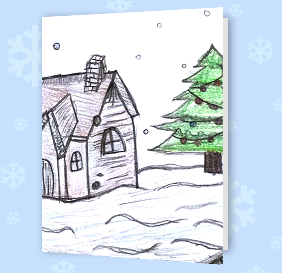 Snowglobe Christmas Card & Donation